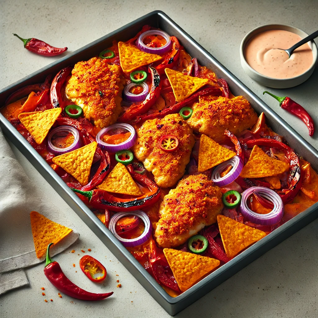 Hot Chili Doritos Kip Traybake